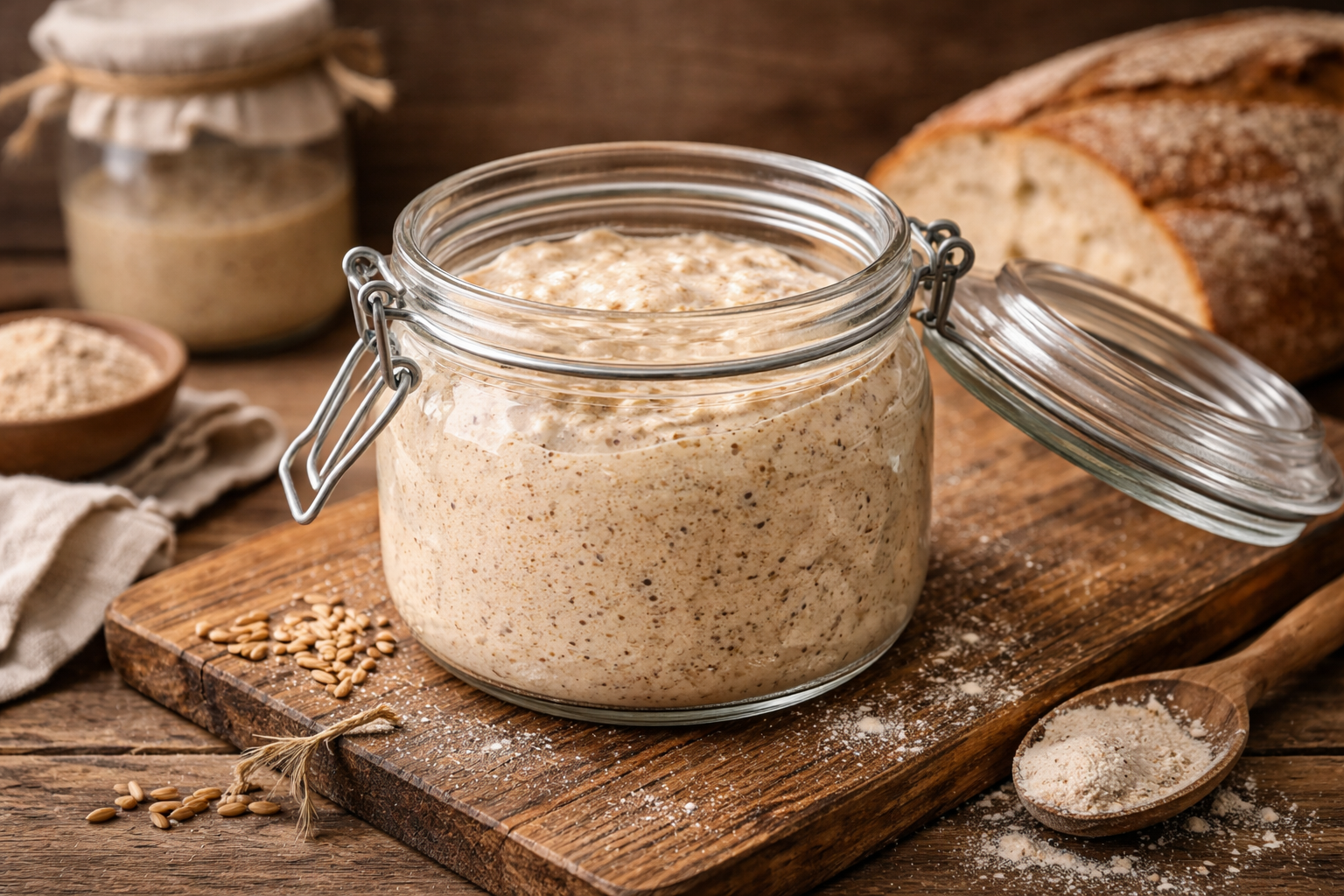 Roggensauerteig für Busy Professionals: Warum mein Starter perfekt zum 9-to-5-Alltag passt